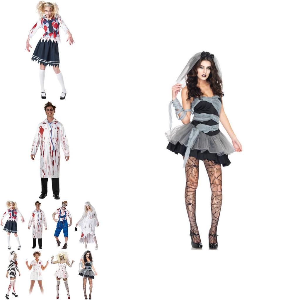 Spooky Zombie Bride Vampire Costume For Halloween Parties And Stage Performances Perfect For All