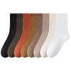 Female Spring and Autumn Pure Cotton High Elastic Breathable Tube Cotton Socks