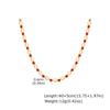 Women's Stainless Steel Oval Rhinestone Bracelet Necklace BR-2527