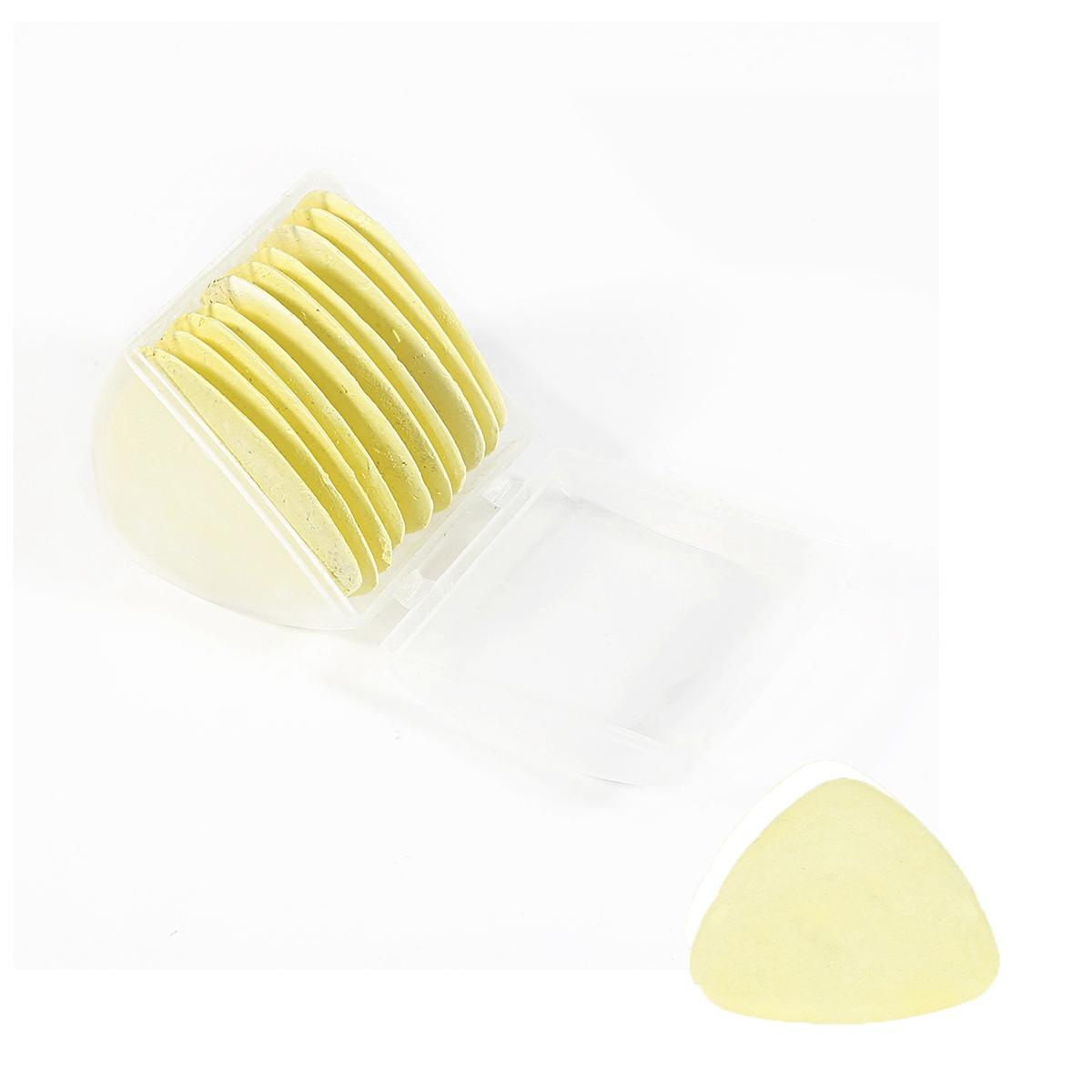 

Мел для портных, стираемый маркер, лоскутный узор для одежды, инструмент для шитья «сделай сам», аксессуар для рукоделия 5x5.2cm 10-pack жёлтый