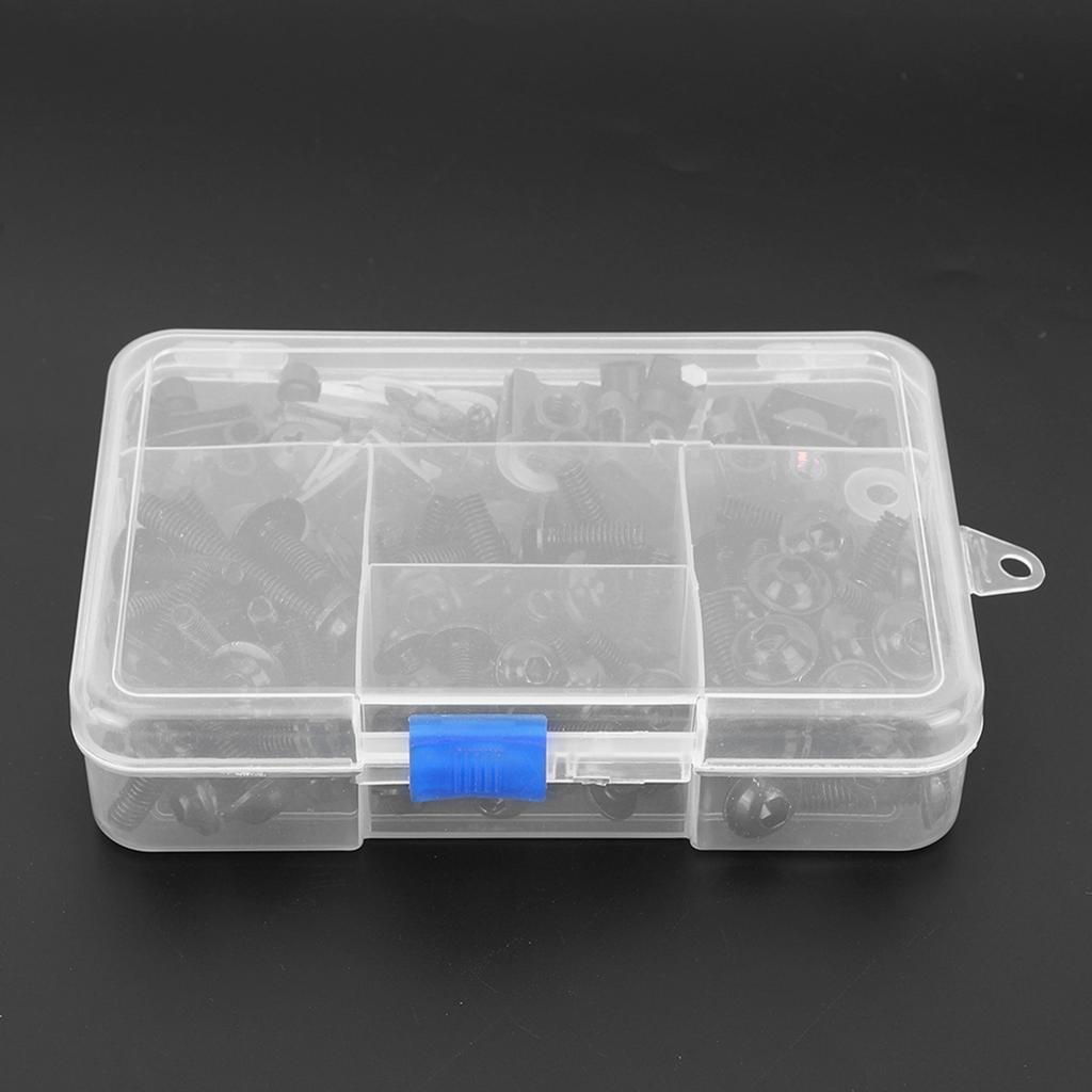 177pcs Motorcycle Screws Clip Fairing Bolt Universal M5 M6 Fit for Honda Sportbikes