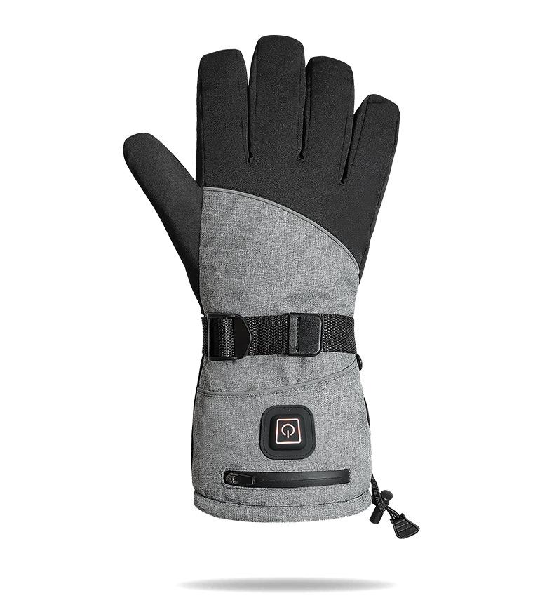 Electric Heated Winter Gloves with Touchscreen Compatibility - Warm Fleece Lined for Cycling, Skiing, and Outdoor Activities