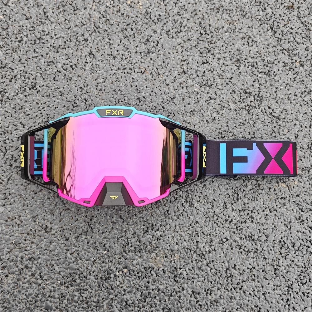 FXR Motorcycle Glasses Motocross Goggles MX Off-road Glasses Men Windproof ATV Cycling HD Mirrored Lens Cycling Moto Glasses