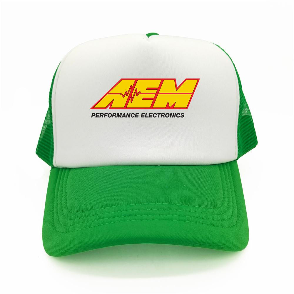 Aem Performance Electronics Trucker Cap Men Aem Hat Baseball Cap Unisex Outdoor Mesh Net Caps MZ-619