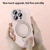 Magnetic Silicone Phone Case For iPhone 17 16 15 14 13 11 12 Pro Max Air Kickstand Ring Holder Cover For iPhone 14 15 16 Plus