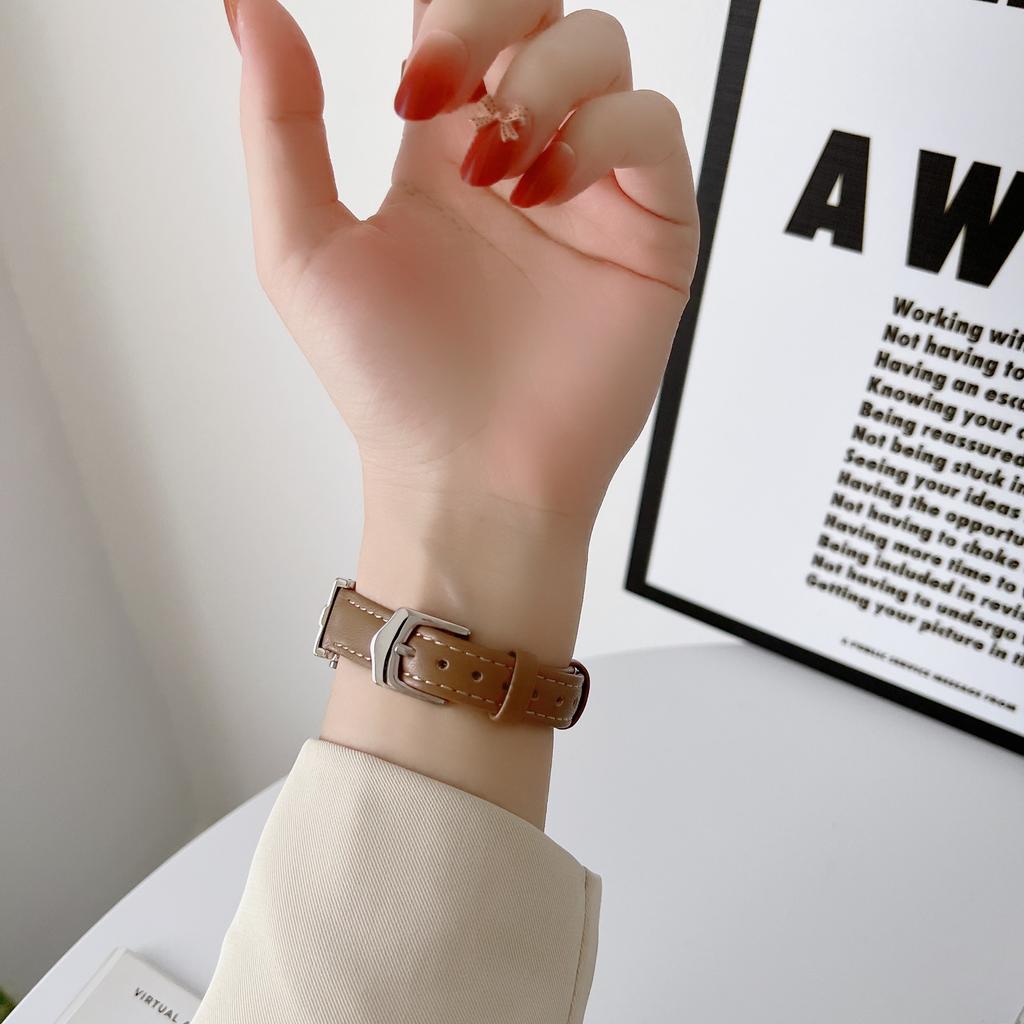 20 22mm Metal+Leather Strapr Samsung Galaxy Watch4 5 6 Active2 Bend for Huawei  GT4/GT/2e/pro 42/46mm Replacement Strap