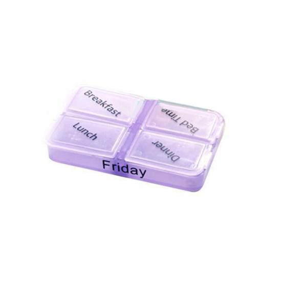 7-дневное еженедельное хранение лекарств, коробка для таблеток, контейнер, органайзер, портативный органайзер