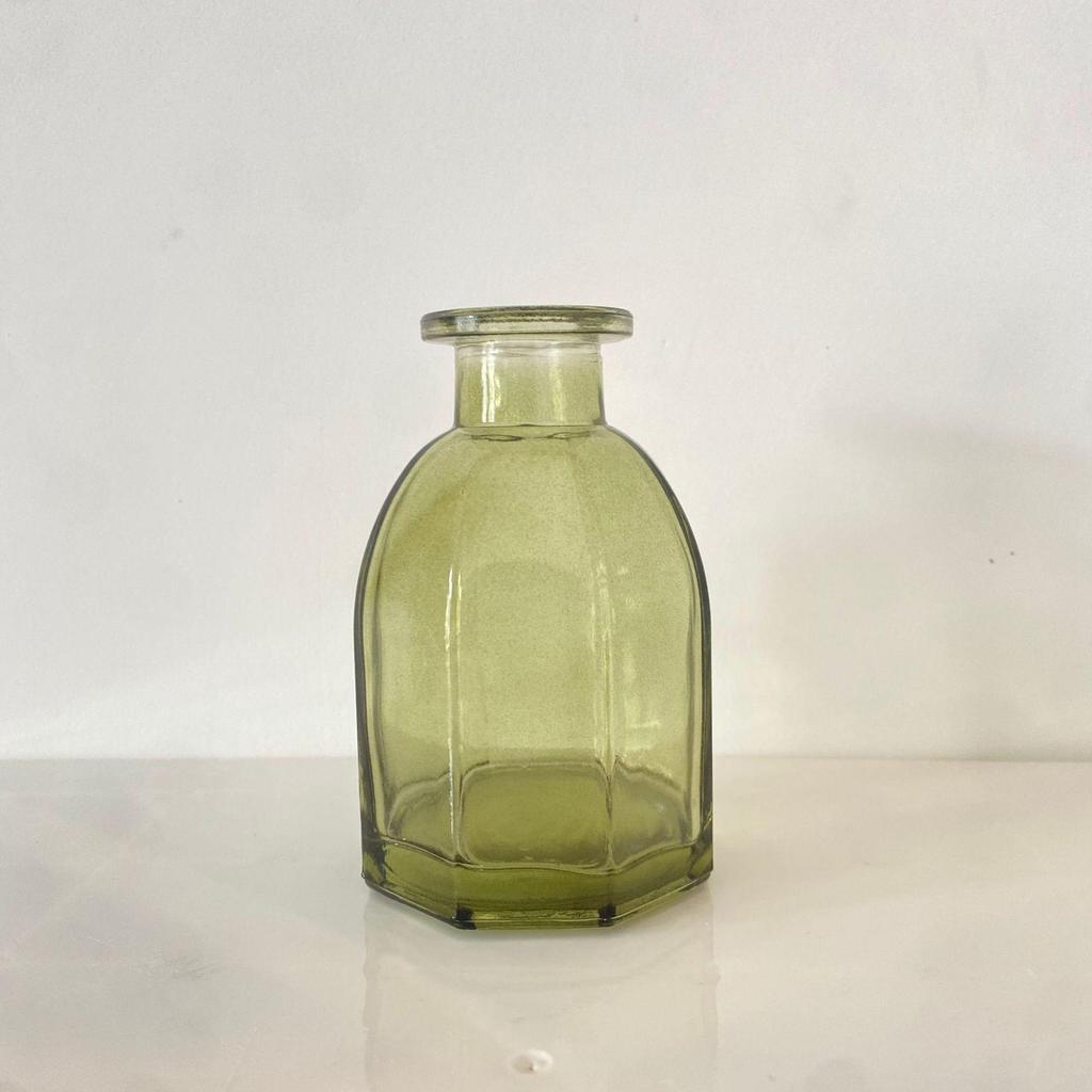 Small French Retro Glass Vase for Flowers and Hydroponics
