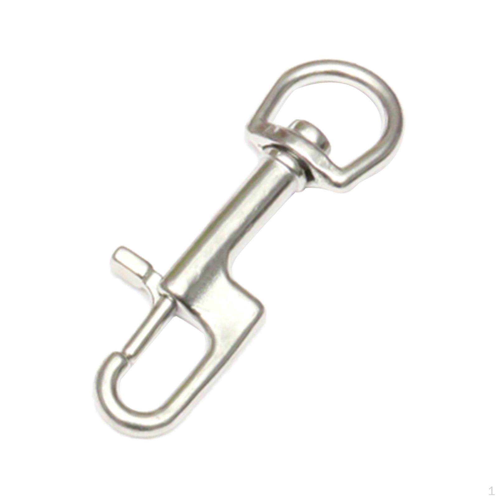 Bolt Snap Hook,Diving Hook,Sturdy Swivel Hook,Rotating Hook,Scuba Diving Clip,for Lifting 9cm_Single Ended Hook