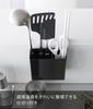 Yamazaki Jitsugyo Film Hook Kitchen Tool Holder Black Main X X H14cm Tower Kitchen Tools All Together Floating Storage 2158 Body Approx. W13.5 D5.5