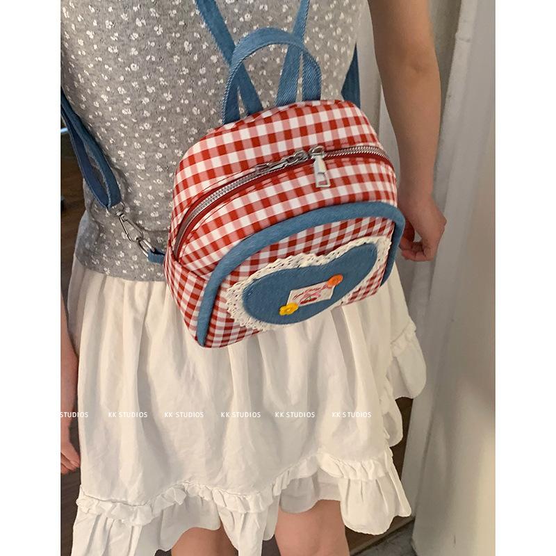 Cartoon Embroidered Hand Carry Small Square Bag 2025 Spring New Korean Version Fashion Versatile Casual Shoulder Bag Feeling Messenger Bag