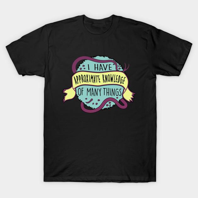 

Men Black Print T-shirt Adventure Time Demon Cat I Have Approximate Knowledge Of Many Things No-Cut Transfer Paper Print Cotton Tshirt L чорний