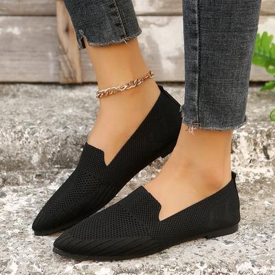 Damen Flache Schuhe Sommer Freizeit Netz Atmungsaktiv Flache Schuhe Damen Komfort Leichte Sneaker Damen Slip-on Loafer Schuhe
