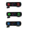 Wasserdichte 12V 3 Löcher Panel Dual USB Auto Ladegerät Steckdose Bunte Bildschirm Voltmeter Kombination Zubehör