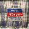 R by 45rpm Check Pattern Long sleeve shirt 2 Navy system NMD Men's Used