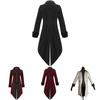 Stunning Vintage Men Tailcoat Jacket With V-neck Design For Unique Outfits
