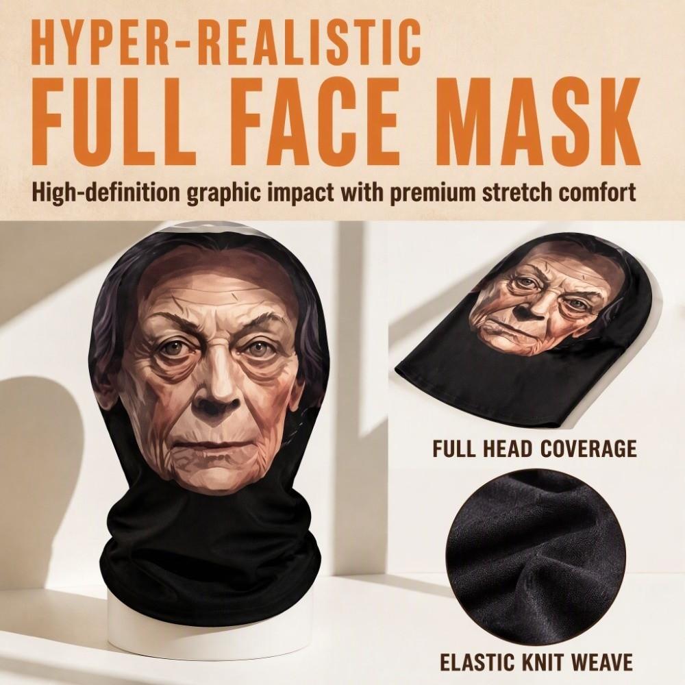 Breathable Funny Horror Grandma Mask Ultra-Soft Mesh Mask Party Masquerade Mask Masquerade Balls