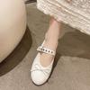 High Quality Hot Selling Women's Flat Shoes with Bow Belt Buckle Mary Jane Shoes 2024 Outdoor Dress Casual Light Shoes for Women
