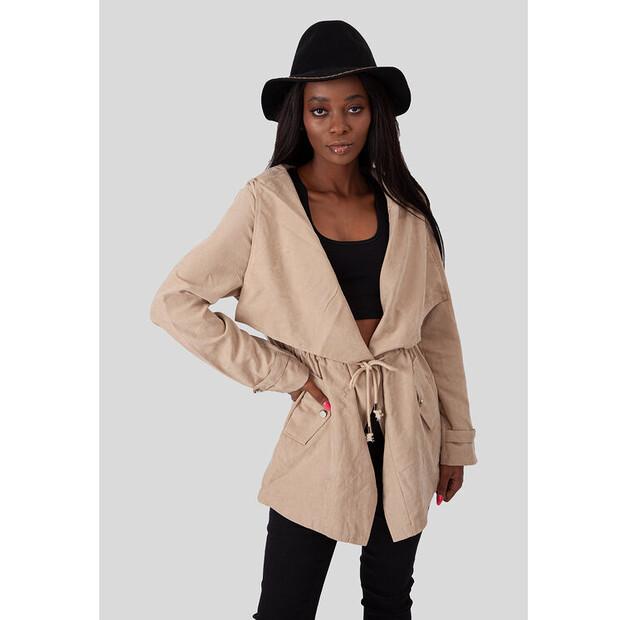 

Куртка демисезонная с завязками с капюшоном Perso EU S