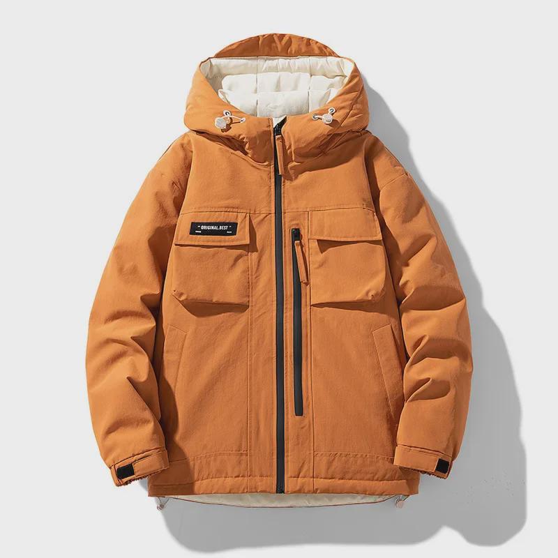 Men's Down Jacket 2023: High-Quality 90% White Duck Down, Short and Trendy, Sizes L-9XL.