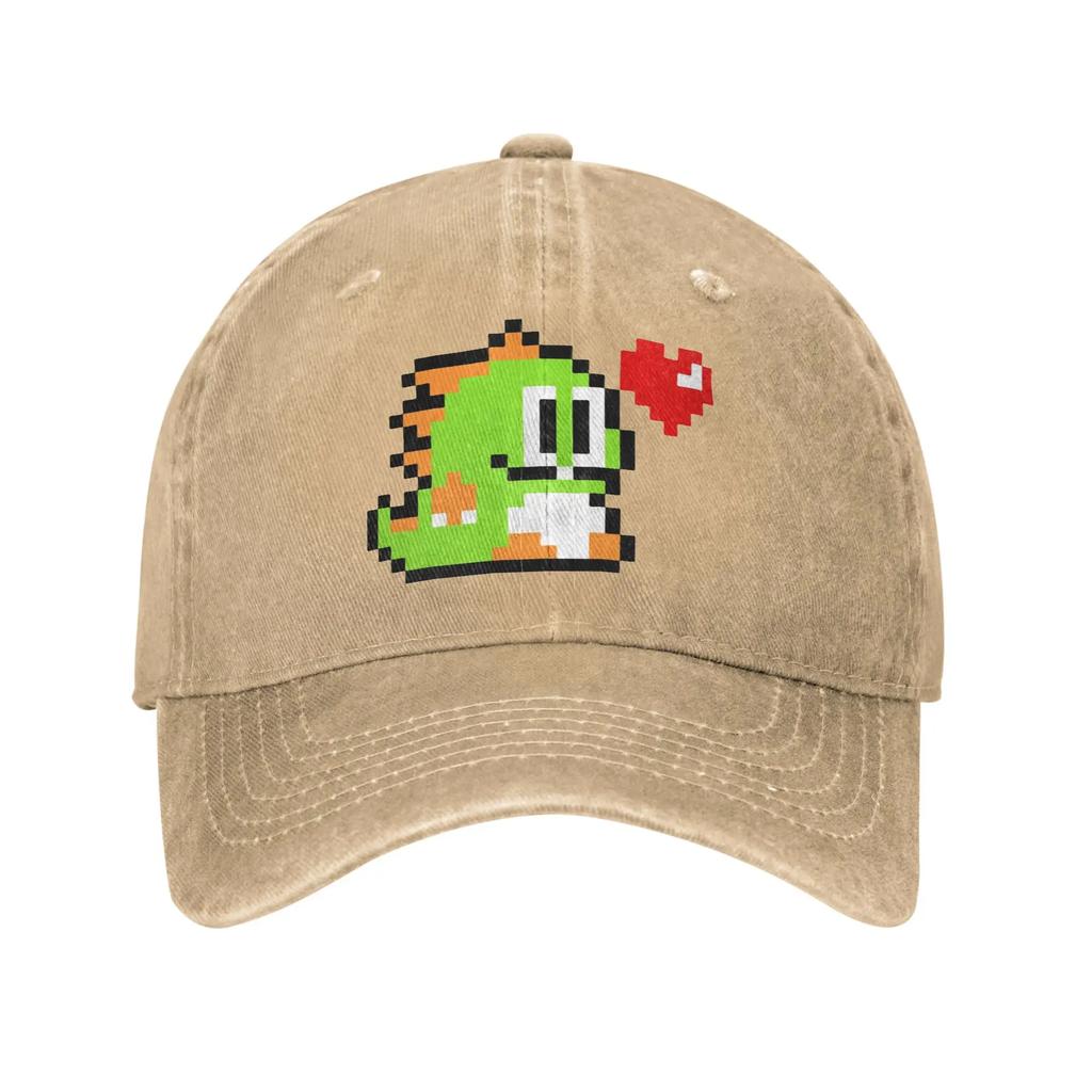 Bubble Bobble   Casual Baseball Cap Summer  Trucker Hat Breathable Outdoor Sports Snapback Cap Women Men y2k Retro Baseball Caps