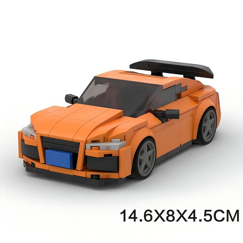 Building Blocks MOC-167371 Aodi TTRS (8S) V2 Car Small Particle Ornament Toy
