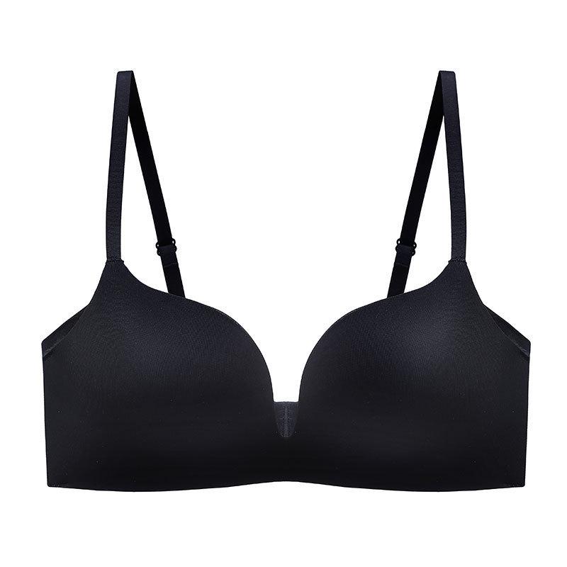 Seamless Red Underwire Bra with Soft Support & Lift