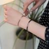 Color Stripe Mix Beads Bracelet Clear Stripe Color Mix Bead Bracelet
