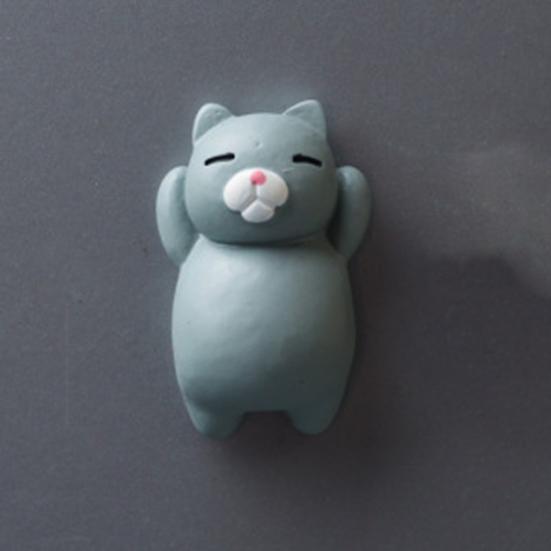 1/13ks Ležící Tlustá Kočka Magnet na Lednici DIY Domácí Kancelář Kuchyň Skříňka Lednice Pryskyřice Kreslené Kotě Magnetická Dekorace Ozdoba
