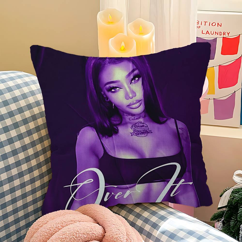 Pop Rap Summer Walker Cushion Cover Pillow Cover Decor Pillowcase Printed Cushion Case For Couch