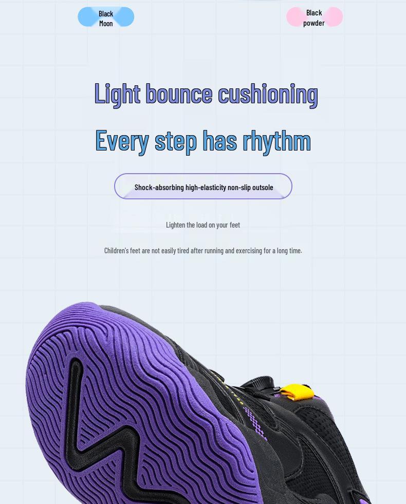 Bobodou 2025 Winter Kids' Velvety Warm Sports Sneakers with Rotating Button for Boys & Girls