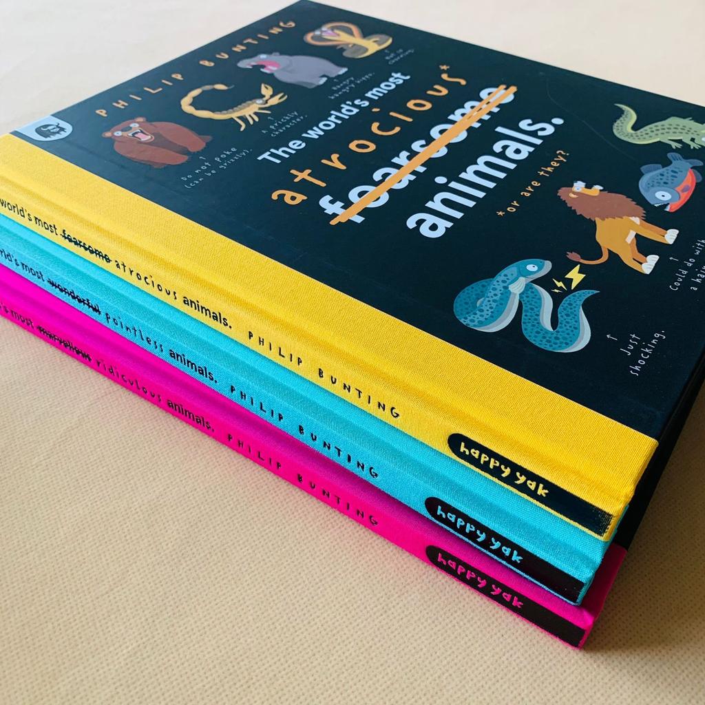 The World's Most Animals children's picture book, 3 volumes of popular science about strange animals in the world in English