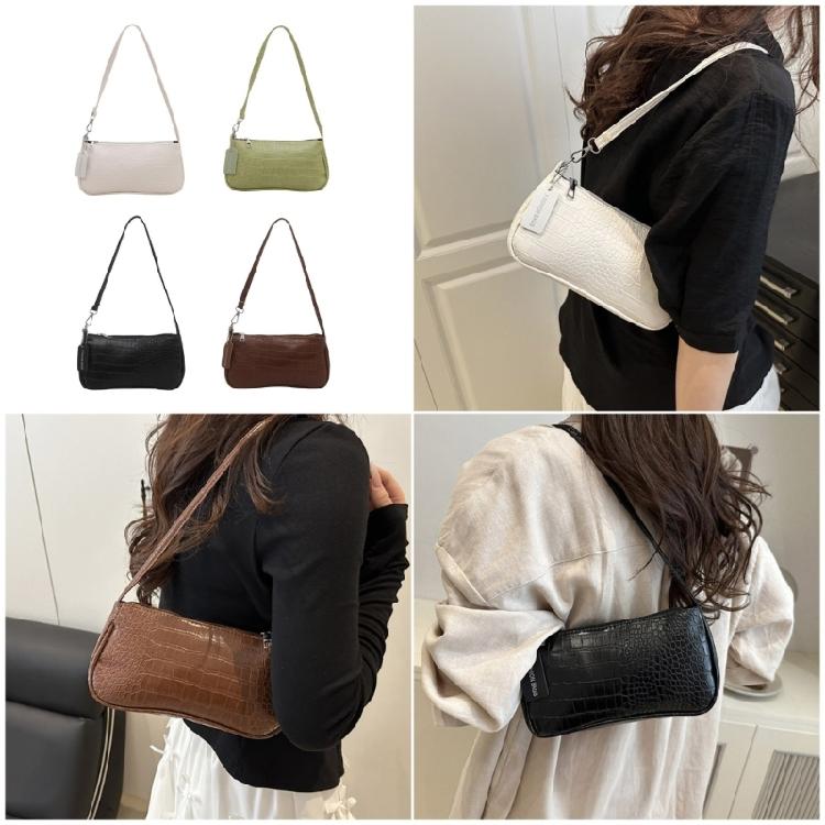 Shoulder Bag Leather Toted Handbags Evening Clutches Purse Leather Slings Hoboes Handbag Trendy Underarm Bag for Women