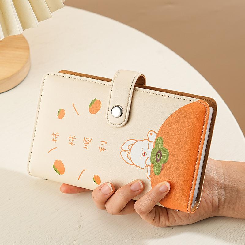 1 Piece Portable Refillable Cash Budget Binder Storage Wallet Planner Organizer PU Leather Saving Money Binder