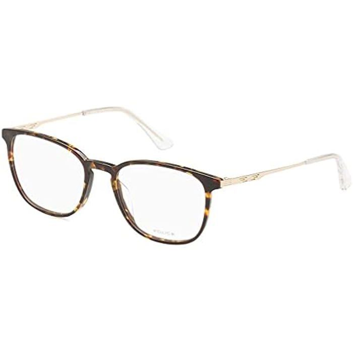 Lunettes De Vue - POLICE - VPLD07 - Havana Foncé Brillant - 52 - Pour Homme