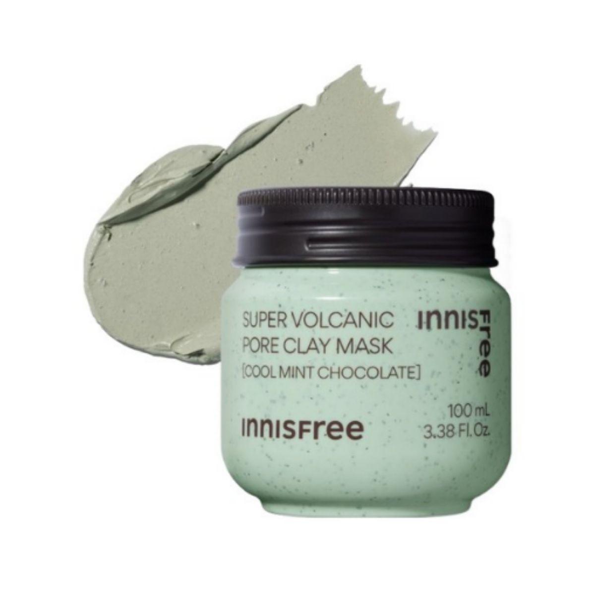

Innisfree Super Volcanic Pore Clay Mask 100ml — Cool Mint / Chocolate