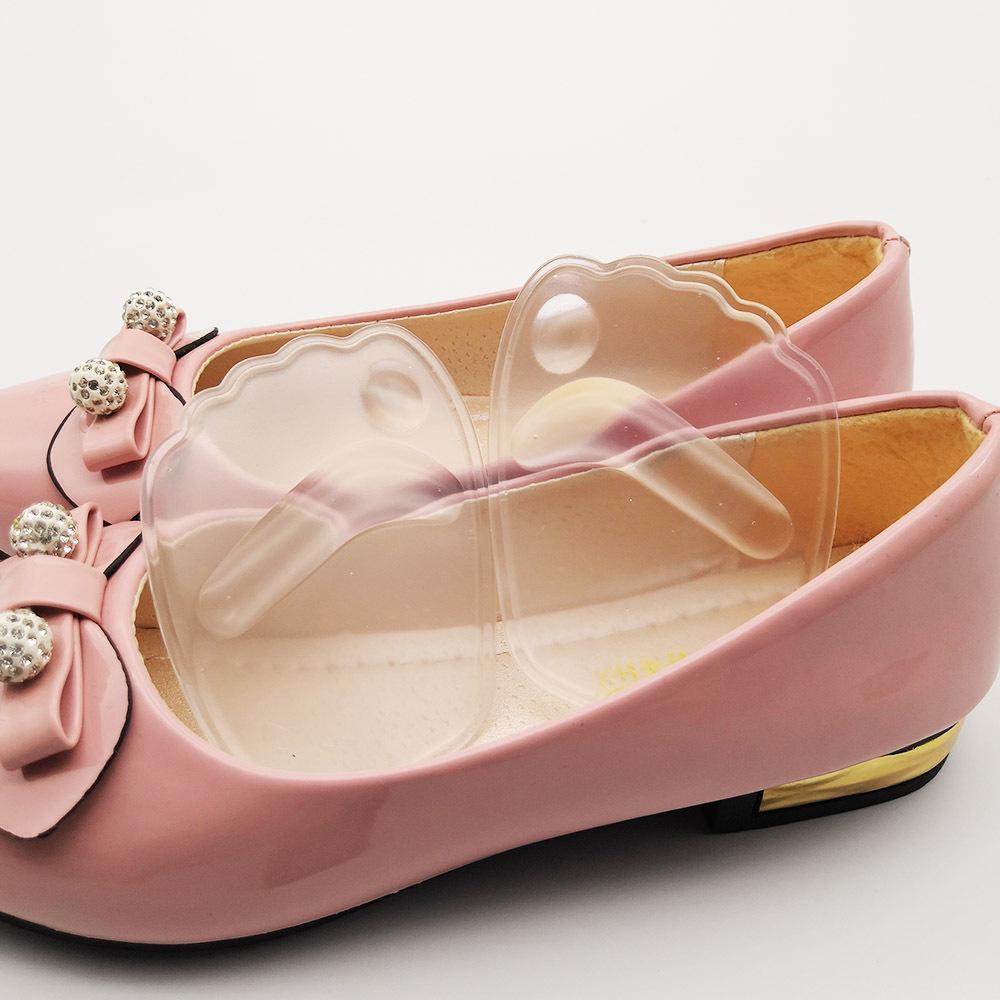 Shock-Absorbing Non-Slip Silicone Gel Forefoot Pads - Transparent, Anti-Pain, Wear-Resistant Sports Half Pads