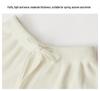 Women's 100% Wool Wide-Leg Knit Pants, Floor-Length, High-Waisted, Slimming, Casual Loose Fit for Autumn and Winter