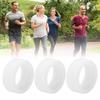 3PCS Silicone Ring Covers for Smart Ring Scratch Resistant Skin Friendly Elastic Ring Protector Protective Sleeve White M for Size 11 12 13