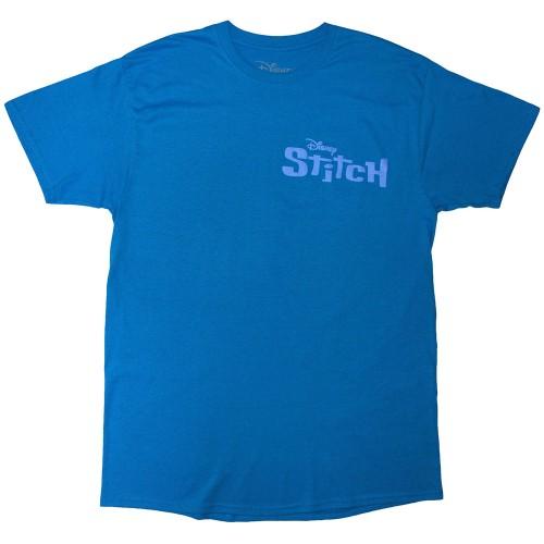 Lilo & Stitch Unisex Adult Back Print Logo T-Shirt