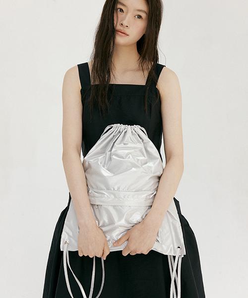 Lingseoul String Backpack-Silver
