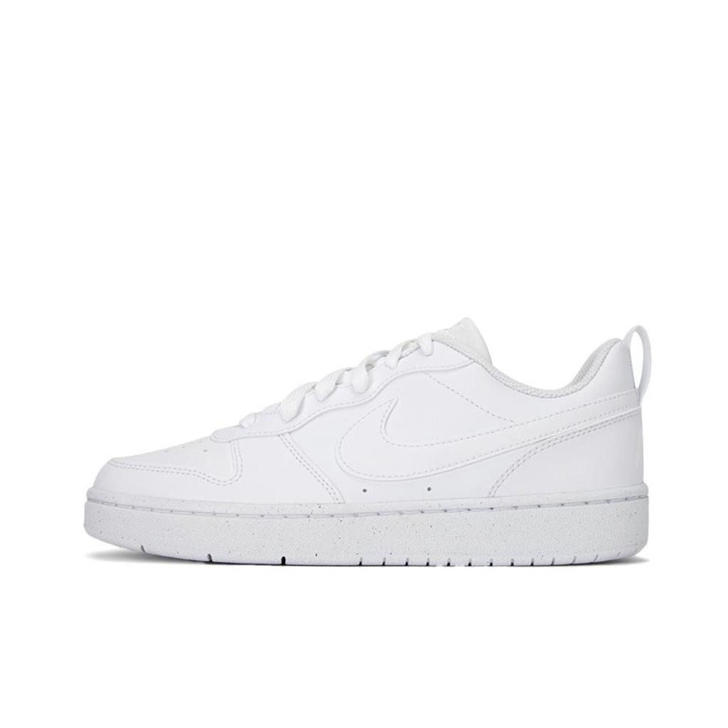 Nike Court Borough Low Nine Systems Low top Skateboard Shoes GS White Blue DV5456-106(Team-S-BOX)-Random packaging bags
