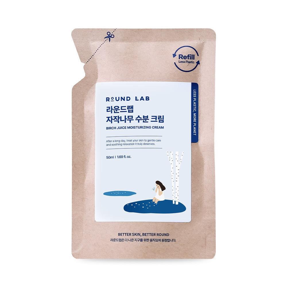 Round Lab [fast Moisture Cream Refill] Round Lab Birch Tree Moisture Cream 50ml Refill Pack