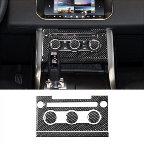 5Pcs Carbon Fiber Interior Climate Control Cover Trim For Land Rover Range Rover