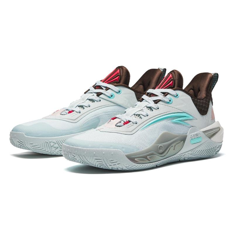 Anta KAI 1 SPEED Men Low-top Basketball Shoes Blue Grey 112441114-4
