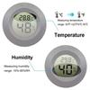 6-10pcs Round Electronic Thermometer Hygrometer Indoor Digital LCD Hygrometer Temperature Humidity Meter Household Merchandises