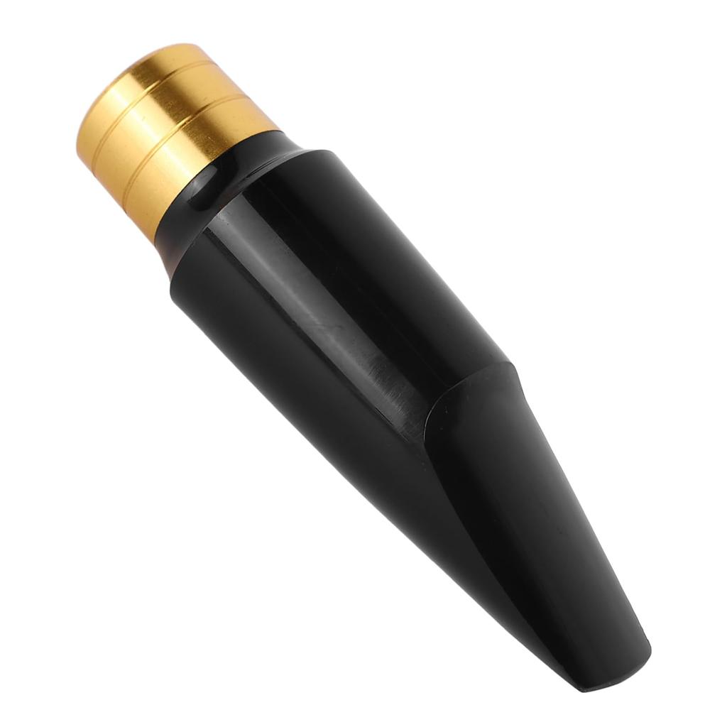 Tenor saxophone mouthpiece, ABS and metal construction, rich tone, detachable design, easy to play, accurate intonation and pitch, suitable for