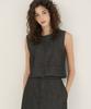 Midnight 12 Am Linen Sleeveless - Black