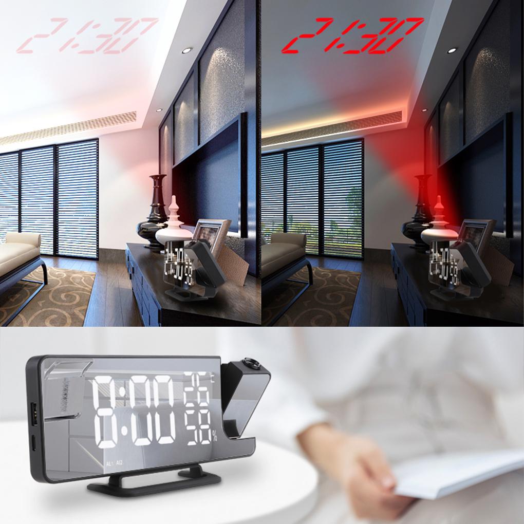 LED Smart Alarm Multifunctional USB Output Temperature Meter Clock