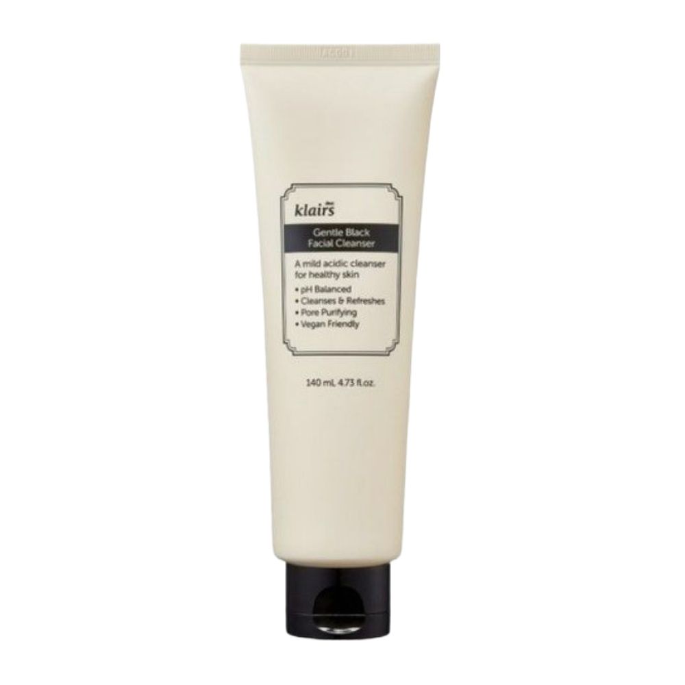Klairs Gentle Black Facial Cleanser Mild Hydrating Face Wash 140ml